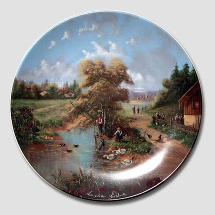 Plate no 10 in the series "Idyllic Countrylife"