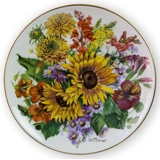 Hutschenreuter, Plate no 6 in serie Bands Bouquets of the Season