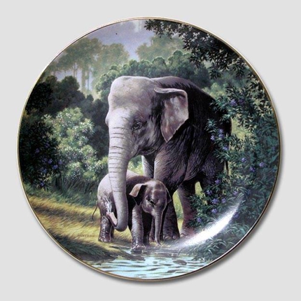 W S George, Plate, "Endangered Species"