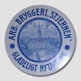 1906 Aluminia, Bryggeriplatte, Stjernen