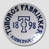 1898 Brewery plate, The Tuborg Factories