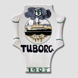 1905 Aluminia, Brewery plate, Tuborg