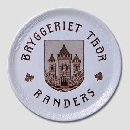 Brewery plate, The Thor Brewery, Randers