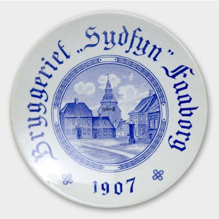 1907 Aluminia, Brewery plate, Faaborg