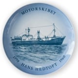 Ship plate Hans Hedtoft 1985, Bing & Grondahl