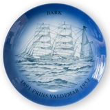 Ship plate Prins Valdemar 2000, Bing & Grondahl