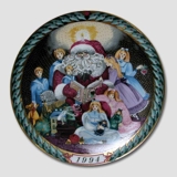 1994 Santa Claus plate, Bing & Grondahl