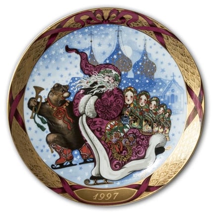 1997 Santa Claus plate, Bing & Grondahl