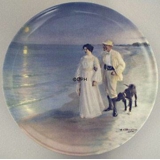 P. S. Krøyer Teller Der Künstler und seine Frau, Bing & Gröndahl