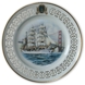 The Eagle - American Training Ship. Windjammer plate, number 2. Bing & Grondahl