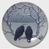 The Crows Enjoying Christmas1899, Bing & Grondahl Christmas plate