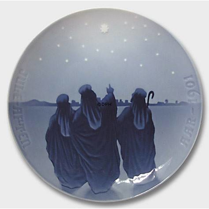Three Wise Men from the East 1901, Bing & Grondahl Christmas plate