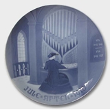 The Old
 Organist 1910, Bing & Grondahl Christmas plate
