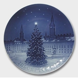 The 
Christmas tree on City Hall square 1930, Bing & Grondahl Christmas plate