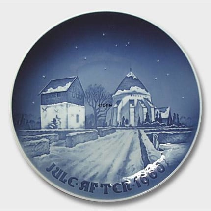 Osterlars Church 1960, Bing & Grondahl Christmas plate