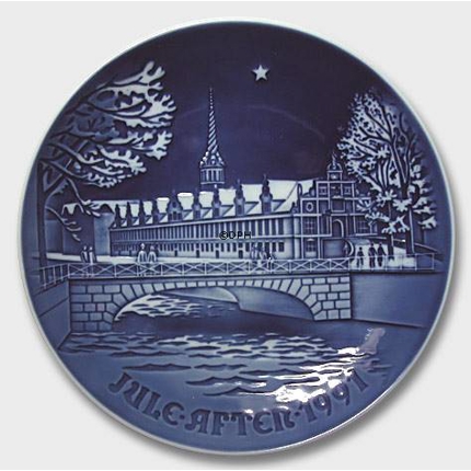 The Copenhagen Stock Exchange 1991, Bing & Grondahl Christmas plate