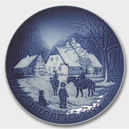A Day at the Deer Park 1994, Bing & Grondahl Christmas plate