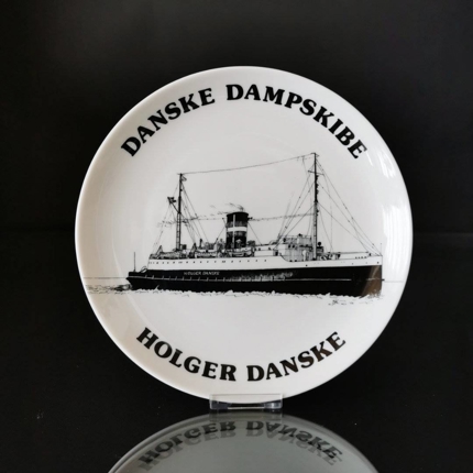 Holger Danske, Dänische Dampfschiffe Teller no. 11