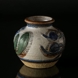 Blue Soholm stoneware vase, 16cm