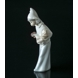 Lladro figurine Girl with rooster, 20 cm