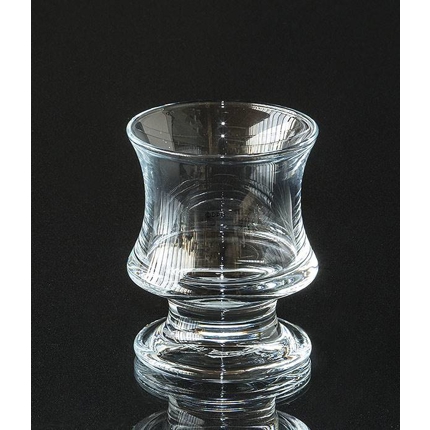 Holmegaard Ships Glass, Redwine glass broad base, capacity 20 cl.