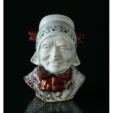 Buste von Fischers Frau, Keramik, Michael Andersen & Sohn