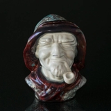 Bust of Fisher, ceramics, Michael Andersen & Son