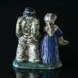 Figurine of Fisher and Fisher's Wife, ceramics, Michael Andersen & Son