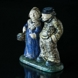 Figurine of Fisher and Fisher's Wife, ceramics, Michael Andersen & Son