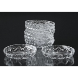 8 Cake plates in Crystal Glass
