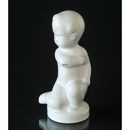 Soholm White Figurine Peter Angry