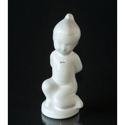 Soholm White Figurine Know Nothing