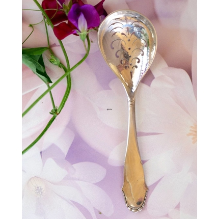 Christiansborg Silber, Marmeladenlöffel mit Löchern, Svend Toxværd