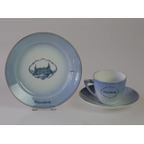 Castle Dinner set Cup and plate with Frijsenborg Castle