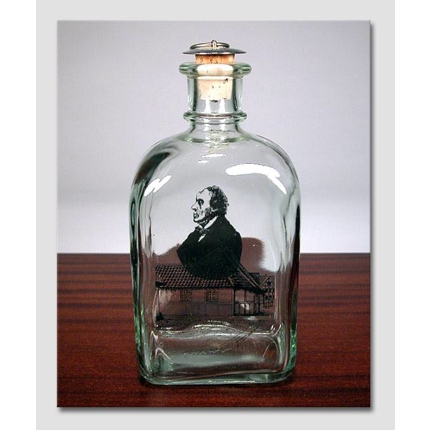 Glass-Bottle with H: C. Andersen