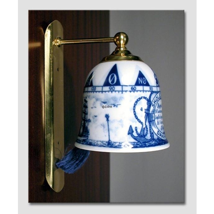 Vinholt skibsklokke med Skoleskibet Danmark