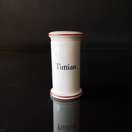 Bing & Grondahl Spice jar, "Timian", (thyme), no. 497