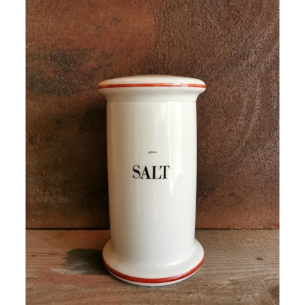 Bing & Grondahl Spice jars, Large, "Salt", no. 494
