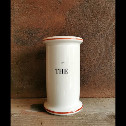 Bing & Grondahl Spice jars, Large, "The" (Tea), no. 494