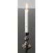 Asmussen Hamlet design candlestick with 2 drops, tin