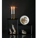 Asmussen Hamlet design Hexa candlestick, gold, medium