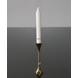 Asmussen Hamlet design Hexa candlestick, gold with crystal ball, large