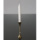 Asmussen Hamlet design Hexa candlestick, gold with crystal ball, large