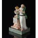 Friendship Figurine with women dressed al Greco, Royal Copenhagen overglaze figurine