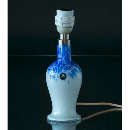 Holmegaard Torino Table Lamp with blue decoration - Discontinued