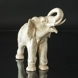 Elefant med hævet snabel, Royal Dux figur