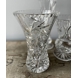 Krystal glas vase med slibninger