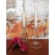 Set aus 2 Glas-Kerzenhaltern, 18,5 cm