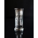 Glass Vase oder Bier Glass mit motiv von Blumen