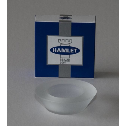 Asmussen Hamlet design tealigth holder, frosted white
